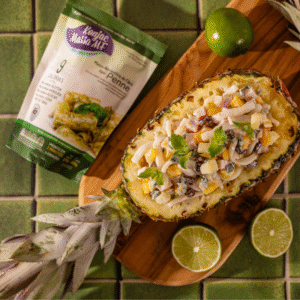 Konjac Massa tipo penne Salada tropical