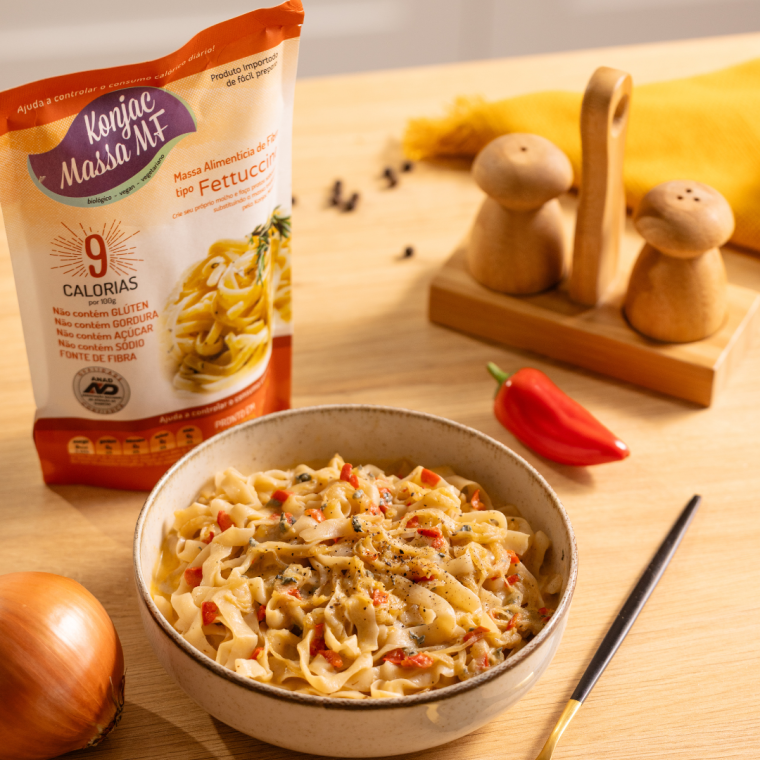 Fettuccine Konjac Massa cremoso